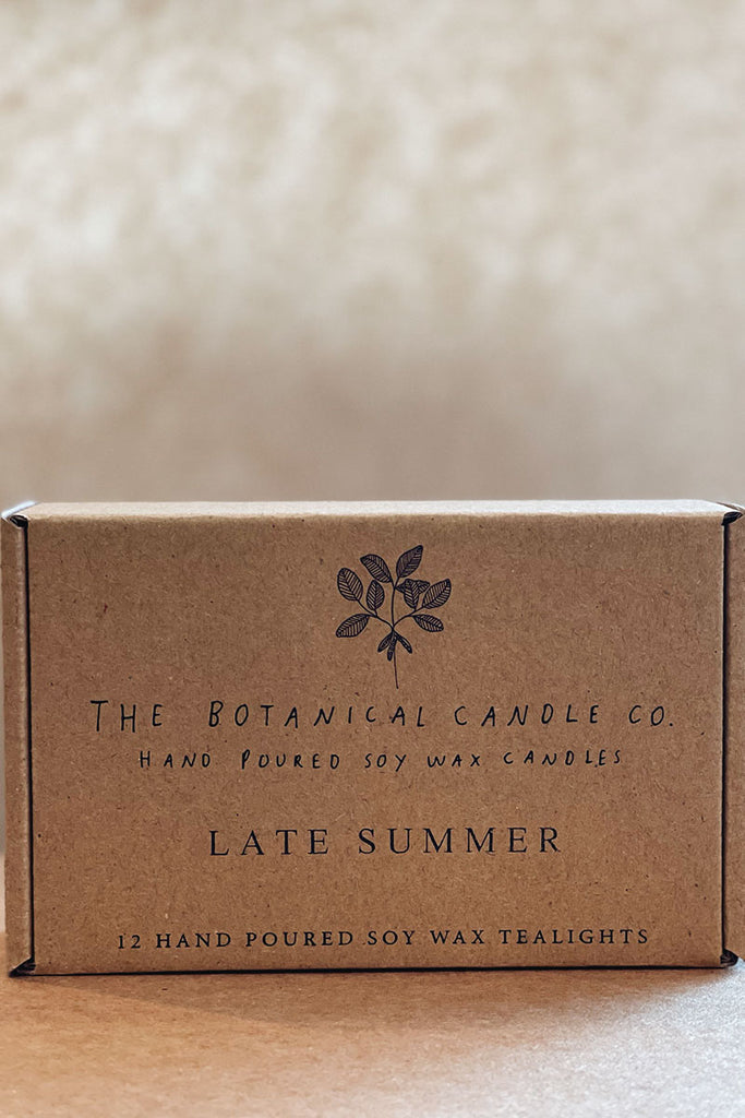 Boxed Tealights - Late Summer - Notre A Life Less Ordinary